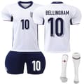 UEFA EM 2024 England Hemmafotbollströja Nr 10 Bellingham-Xin 26