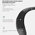 Miniatyrbillede 3 af 5: Bluetooth nakkehögtalare, 5.0 bærbar trådløs højtaler med støjreducerende mikrofon, 3D stereo nakkehögtalere, ergonomisk design, velegnet til familien