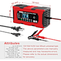Miniatyrbillede 5 af 5: 10A 12V LiFePO4 Batterioplader, Smart Batterioplader med Automatisk Reparationsfunktion og LCD-Display, Bilbatterioplader