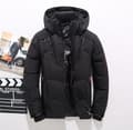 Svart M Herr Vadderad Kort Varm Jacka black M