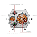 Miniatyrbillede 6 af 6: Cool Rundt Ur Display Termometer Dobbelt Tids Indstilling