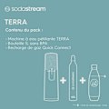 Miniatyrbilde 3 av 3: Sodastream kullsyremaskin - TERRA Hvit - 1 flaske 1L som er oppvaskmaskinsikker - 1 gassrefill 60L Vit
