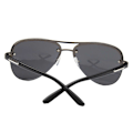 Miniatyrbillede 3 af 3: Moderne Sorte Pilotbriller Aviator Solbriller Sort