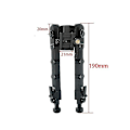 Miniatyrbild 4 av 5: Aluminiumlegering V9 Enstaka stativ Justerbart Bipod Stativ Svart