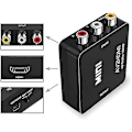 Miniatyrbild 3 av 5: RCA till HDMI-adapter, 1080p AV till HDMI-adapter, RCA Composite Cvbs AV till HDMI Video Audio Converter. För Ps2/ Wii/xbox/snes/ N64 fw