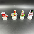 Miniatyrbillede 5 af 7: 2 ST jule elektronisk lyslys natlys 4 4 4 4