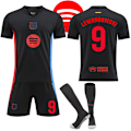 Miniatyrbild 1 av 2: Barcelona Bortatröja Barn & Vuxen 2024-2025 Med Strumpor No.9 Lewandowski-XF2- No.9 Lewandowski L