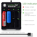 Miniatyrbillede 4 af 7: Batterioplader 18650 Lithium-ion batterioplader Genopladelig