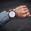 Miniatyrbillede 1 af 2: Armbåndsur Kunstig Læderrem Hvid/Beige