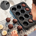 Miniatyrbilde 5 av 6: Muffinsform, non-stick muffinsbakplate, muffinsbakform