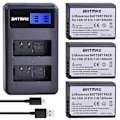 Miniatyrbillede 1 af 5: 4x LP-E10 LP E10 LPE10 Kamerabatterier + LCD USB Dobbeltoplader Kompatibel Canon EOS 1100D 1200D 1300D Kiss X50 X70 X80 Rebel T3 T5 T6 3battery n charger