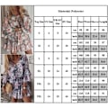 Pikkukuva 3 / 5: Naisten Boho Minimekko Kukka Kesämekko Tunikamekko Vapaa-ajan Mekko Skater-mekko, vaaleanpunainen, XL