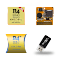 Pikkukuva 1 / 5: R4 Pelikortti R4 Polttava Kortti 2024 Uusi Versio R4I SDHC Hopeakortti Kultakortti Valkoinen Kortti NDS Peli 2023 Gold Card