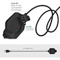 Miniatyrbilde 4 av 4: Ladedokk kompatibel med Garmin Forerunner 920xt, USB Data Sync Ladeholder Dokkinglader med 1 m ladekabel