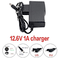 Miniatyrbilde 1 av 4: Ny bærbar Super 12v 30000mah oppladbart litium-ion batteri Kapasitet Dc 12,6v 30ah Cctv Cam Monitor + Lader Charger x1
