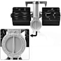 Miniatyrbillede 2 af 5: Retro flip-down ur Automatisk digitalt ur Automatisk personsøger-X44-