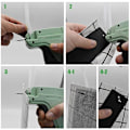 Miniatyrbilde 4 av 4: Merkepistol for klær Utsalgspris Etikettpistol Standardsett med 5 nåler og 1000 stk fester for butikk