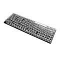 Miniatyrbillede 5 af 11: Keycap Sæt 132 taster Høj Transparent PC CBSA Højde Mat Ergonomisk DIY Erstatningsknapsæt til mekanisk tastatur Hvid