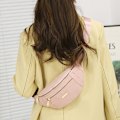 Miniatyrbild 2 av 5: Sport Midjeväska Kvinnor Crossbody Plånbok Bälte Resa Telefonfodral - spot sale Pink