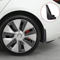 Miniatyrbilde 7 av 7: 4 stk. Sprutbeskyttere for Tesla Model 3 Foran Bak Sprutlapper Fender K Bright black Model 3