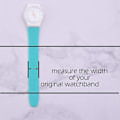 Miniatyrbillede 3 af 3: Vandtæt silikone armbånd til Swatch (20 mm, sort)