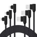 iPhone ladekabel, bred kompatibilitet, 90 graders hurtiglading-XS6-