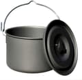 Camping Hanging Pot Aluminum Alloy Cookware Campfire Heating Stove-FF-