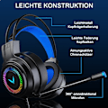 Miniatyrbillede 4 af 5: Gaming-headset med mikrofon, over-ear, støjreducerende, til spil