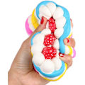 Miniatyrbild 2 av 5: 4,33\" Squishies Jumbo Långsamt Stigande Kawaii Färgglada Squishies Jordgubbstårta Doftande 1 St