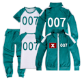 Pikkukuva 1 / 2: Squid 2 Selviytymispelisetti Lapsille Kolmiosainen Set Sporttivaatteet + T-paita + Housut kolmiosainen setti007 three piece set007 120cm