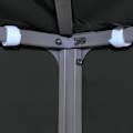 Pikkukuva 2 / 7: vidaXL Paviljongin katto tuuletusaukkoilla 310 g/m² 3x3 m musta Black Svart