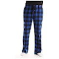 Miniatyrbild 3 av 5: Männs Pyjamasbyxor med Fickor, Mjuka Flanell Rutig Pyjamas Sovbyxor S Blå blue S