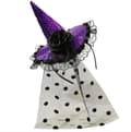 Halloween-hodeplagg Heksehatt Hårstrikker-FF- Purple