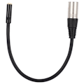 Miniatyrbillede 1 af 8: 3,5 mm hun til XLR han zinklegering 3,5 mm interface Lydadapter Kabel Patch ledning