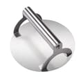 Rund Hamburger Smash Press i Rostfritt Stål - FF -