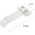 Parking Ticket Holder, 4-pack Transparent Windshield Ticket Holder, Card Holder with Suction Cup for Car Windshield Transparent-FF-