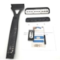 Miniatyrbild 6 av 6: Long and Wide Back Hair Removal Razor Svart Sort
