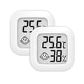 2 st Hygrometer Celsius termometer, mini vägg digital inomhus