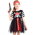 Miniatyrbillede 5 af 6: Piratkostume til børn, udklædningstøj, festtøj, til drenge og piger Sød pirat Söt pirat 6-8 Jahre