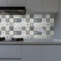 Pikkukuva 3 / 8: Harmaat Mosaiikkitarrat Lattia Keittiö Kylpyhuone Seinä Deko