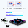 Miniatyrbillede 6 af 7: Android 10.0 H96 Max TV-boks 4 GB RAM 32 GB ROM, Penta-Core Mali-450, RK3318 Quad-Core 64bit Cortex-A53, H.265 Dekodning 2,4 GHz/5 GHz WiFi Smart TV-boks EU EU 4GB/32GB