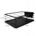 Miniatyrbilde 3 av 5: Diskstativ Svart Metall - 44 x 31 x 14,5 cm Svart