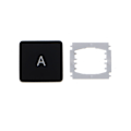 Pikkukuva 1 / 10: Yksittäinen näppäinhattu saranalla Macbook Pro Retina 13\" 15\" A1706 A1989 A1707 A1990 A1708 näppäimistöön 0.01 A