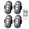 8 väriä LED-stroboskooppivalot Lentokoneen valot 4PCS 4PCS 4Pcs