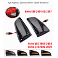 Miniatyrbillede 1 af 6: LED Dynamisk Blinklys Volvo S40 2004-07 V50 2004-08 C70 2006-09 Black Svart