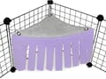 Corner Fleece Forest Hideout for Guinea Pigs, Ferrets