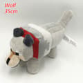 Minecraft Legetøjsspildukke ULVE-35CM ULVE-35CM-FF- Wolf-35cm