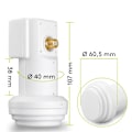 Miniatyrbillede 5 af 11: Universal Single LNB