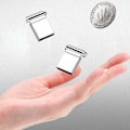 Miniatyrbillede 4 af 11: weiyufang Mini USB Flash Drive Bærbar Memory Stick Metal Pen D silverE 64GB