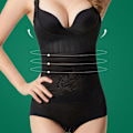 Miniatyrbild 6 av 10: Kroppsshapewear Slank Underkläder SVART L svart black L